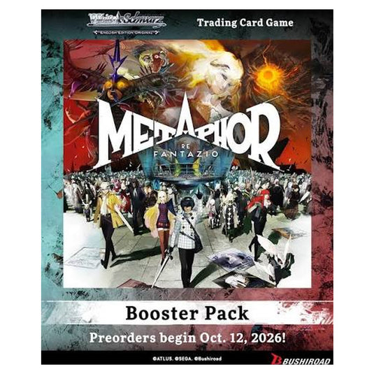 Weiss Schwarz - Metaphor: ReFantazio - Booster Pack