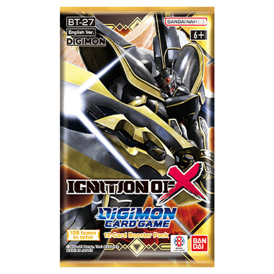 Digimon Card Game - BT27 - Ignition of X - Booster Box (24 Packs)