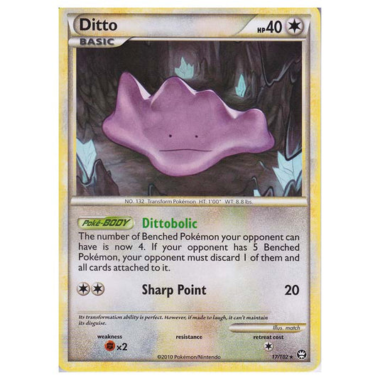 Pokemon - HGSS - Triumphant - Ditto 17/102