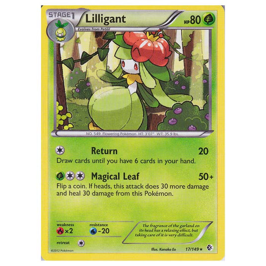 Pokemon - Black & White - Boundaries Crossed - Lilligant 17/149