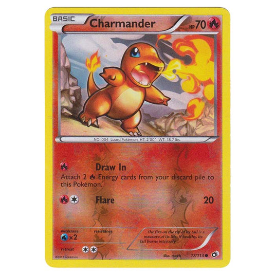 Pokemon - Black & White - Legendary Treasures - (Reverse Holo) Charmander - 17/113