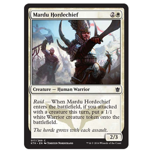 Magic the Gathering - Khans Of Tarkir - Mardu Hordechief - 17/269