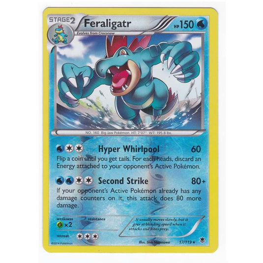 Pokemon - XY Phantom Forces - (Reverse Holo) - Feraligatr - 17/119