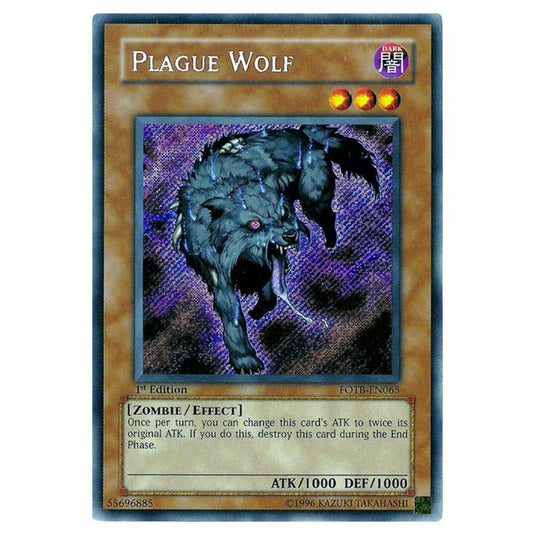 Yu-Gi-Oh! - Force of the Breaker - Plague Wolf (Secret Rare) FOTB-EN065