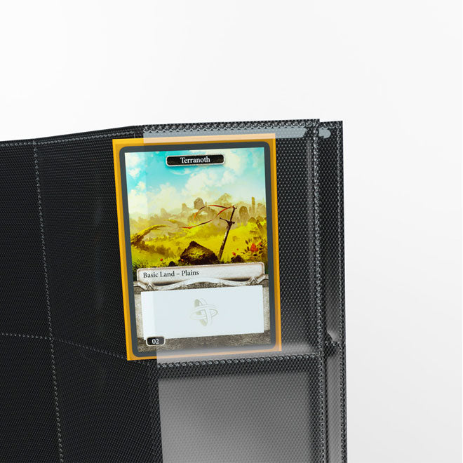 100 18-Pocket Pages Black - Sideloading - 11 Holes - MTG PKM YGO - Black Page 100 18-Pocket Pages Black - Sideloading - 11 Holes - MTG PKM YGO - Black Page