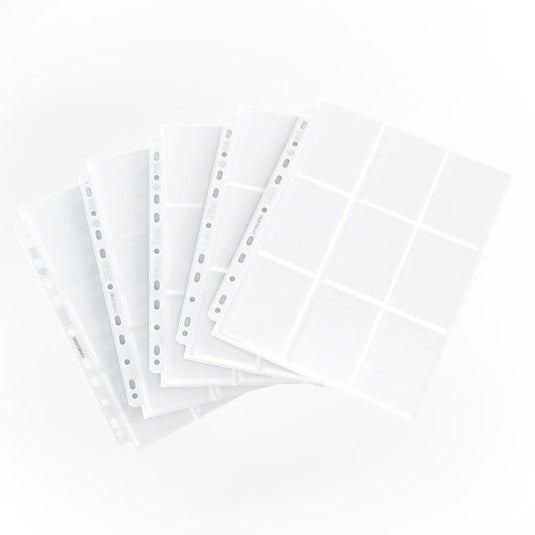Gamegenic - Sideloading 18-Pocket Pages 10 pcs pack White