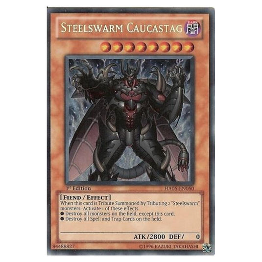Yu-Gi-Oh! - Hidden Arsenal 5 - Steelswarm Invasion - Steelswarm Caucastag (Secret Rare) HA05-EN050