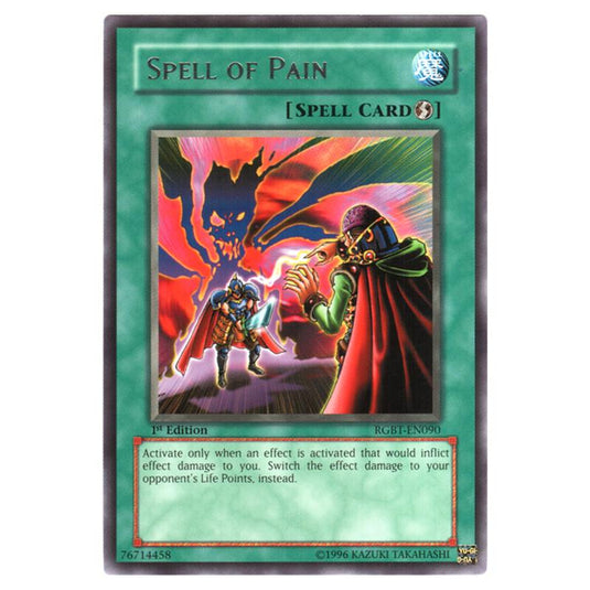 Yu-Gi-Oh! - Raging Battle - Spell of Pain (Rare) RGBT-EN090