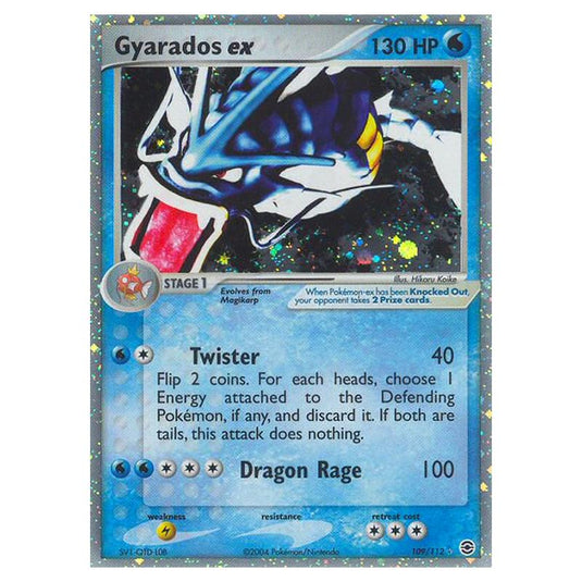 Pokemon - EX Series - FireRed & LeafGreen - Gyarados ex - 109/112