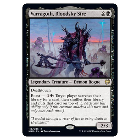 Magic The Gathering - Kaldheim Promos - Varragoth, Bloodsky Sire - 115/285