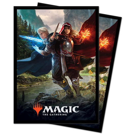 Ultra Pro - Standard Deck Protectors - Magic: The Gathering Throne of Eldraine V1 (100 Sleeves)