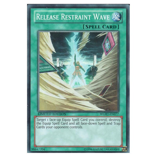 Yu-Gi-Oh! - War of the Giants Reinforcements - Release Restraint Wave (Super Rare) WGRT-EN077