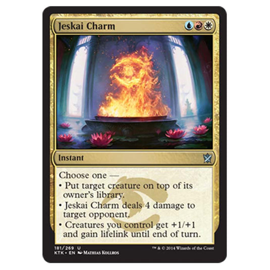 Magic the Gathering - Khans Of Tarkir - Jeskai Charm - 181/269