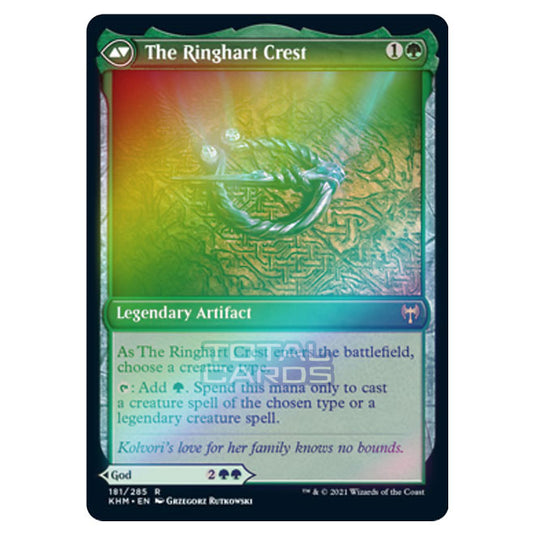 Magic The Gathering - Kaldheim - Kolvori, God of Kinship // The Ringhart Crest - 181/285 (Foil)