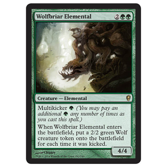 Magic the Gathering - Conspiracy - Wolfbriar Elemental - 182/210