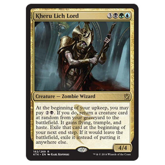 Magic the Gathering - Khans Of Tarkir - Kheru Lich Lord - 182/269