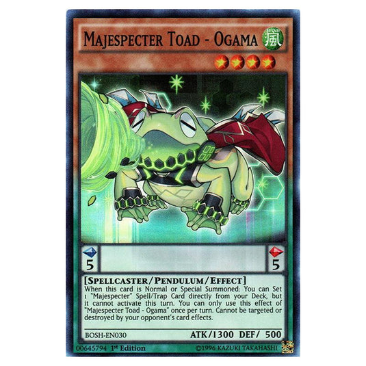 Yu-Gi-Oh! - Breakers of Shadow - Majespecter Toad - Ogama (Super Rare) BOSH-EN030