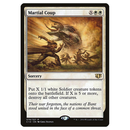 Magic The Gathering - Commander 2014 - Martial Coup - 78