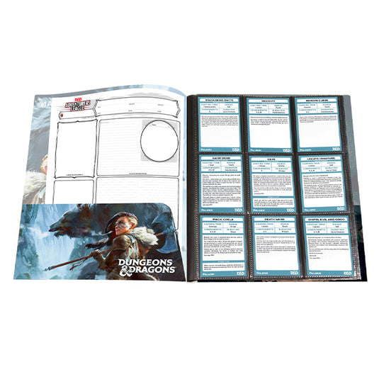 Ultra Pro - Class Folio with Stickers for Dungeons & Dragons - Barbarian