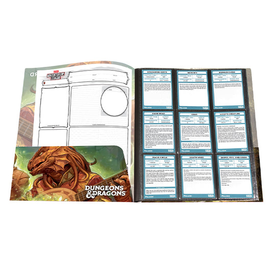 Ultra Pro - Class Folio with Stickers for Dungeons & Dragons - Bard