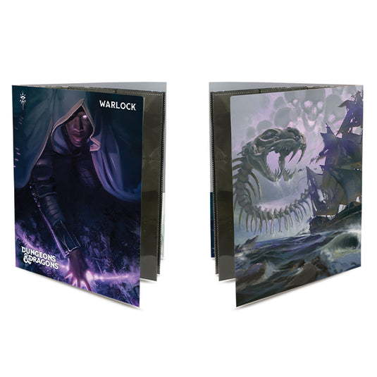 Ultra Pro - Class Folio with Stickers for Dungeons & Dragons - Warlock