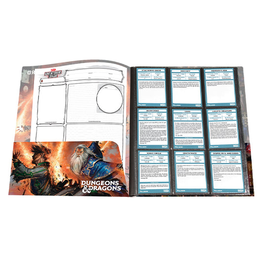 Ultra Pro - Class Folio with Stickers for Dungeons & Dragons - Wizard