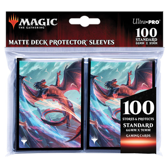 Ultra Pro - Magic the Gathering - Strixhaven - Standard Deck Protectors - Galazeth Prismari (100 Sleeves)