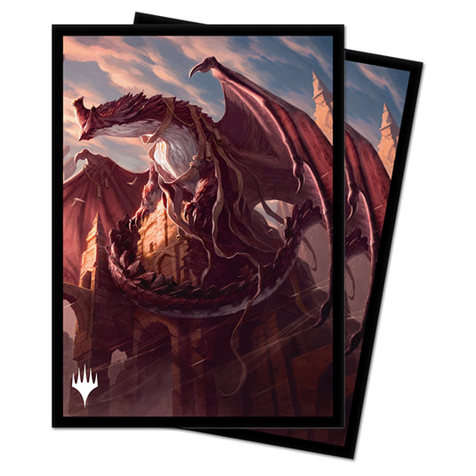 Ultra Pro - Magic the Gathering - Strixhaven - Standard Deck Protectors - Velomachus Lorehold (100 Sleeves)