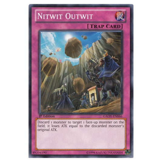 Yu-Gi-Oh! - Galactic Overlord - Nitwit Outwit (Common) GAOV-EN066