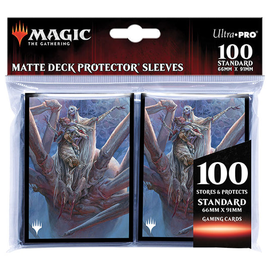 Ultra Pro - Magic the Gathering - Adventures in the Forgotten Realms - Standard Deck Protectors - Lolth, Spider Queen (100 Sleeves)