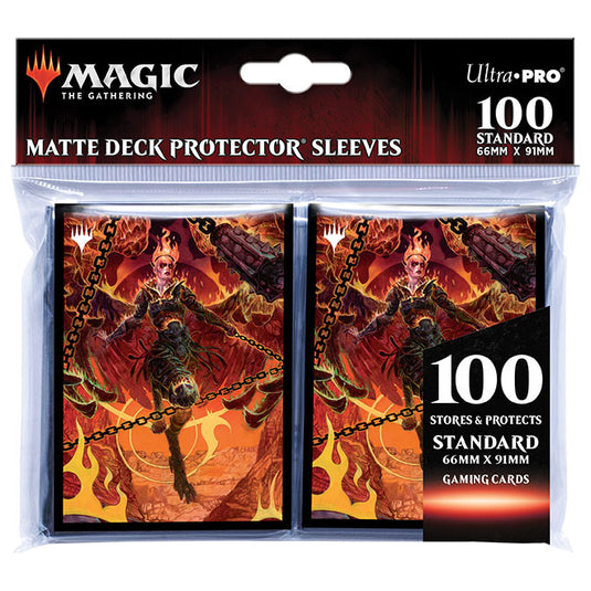 Ultra Pro - Magic the Gathering - Adventures in the Forgotten Realms - Standard Deck Protectors - Zariel, Archduke of Avernus (100 Sleeves)