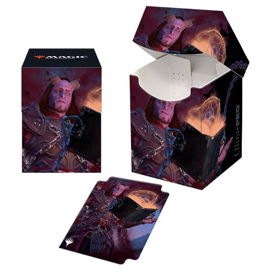Ultra Pro - Magic The Gathering - Adventures in the Forgotten Realms - Pro 100+ Deck Box And 100 Sleeves - Prosper, Tome-Bound