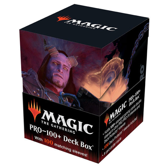 Ultra Pro - Magic The Gathering - Adventures in the Forgotten Realms - Pro 100+ Deck Box And 100 Sleeves - Prosper, Tome-Bound