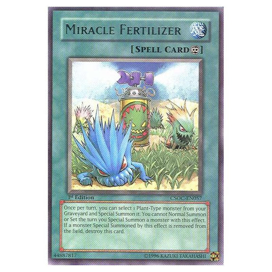 Yu-Gi-Oh! - Crossroads of Chaos - Miracle Fertilizer (Rare) CSOC-EN057