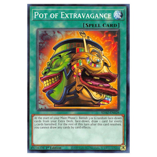 Yu-Gi-Oh! - Structure Deck - Albaz Strike - Pot of Extravagance (Common) SDAZ-EN028