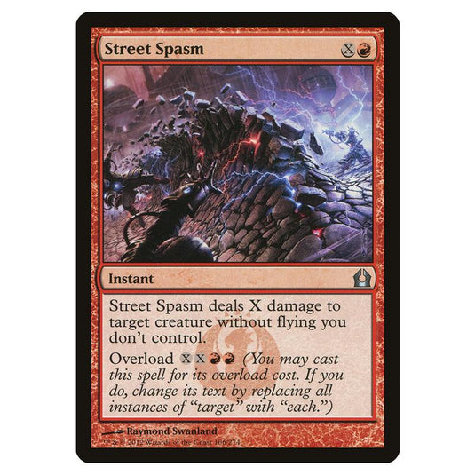 Magic The Gathering - Return To Ravnica - Street Spasm - 106/274