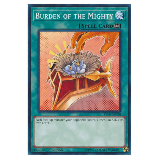 Yu-Gi-Oh! - Starter Deck - Codebreaker - Burden of the Mighty (Common) YS18-EN030