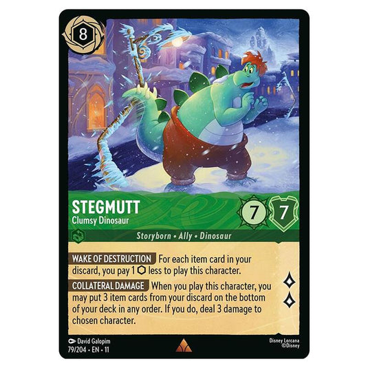 Lorcana - Winterspell - Stegmutt - Clumsy Dinosaur (Rare) - 079/204