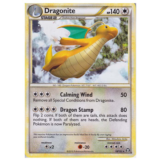 Pokemon - HGSS - Triumphant - Dragonite 18/102