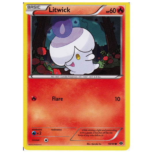 Pokemon - Black & White - Next Destinies - Litwick 18/99