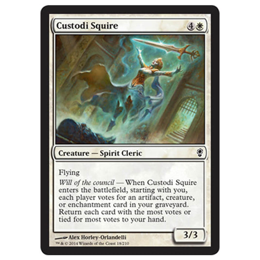 Magic the Gathering - Conspiracy - Custodi Squire - 18/210