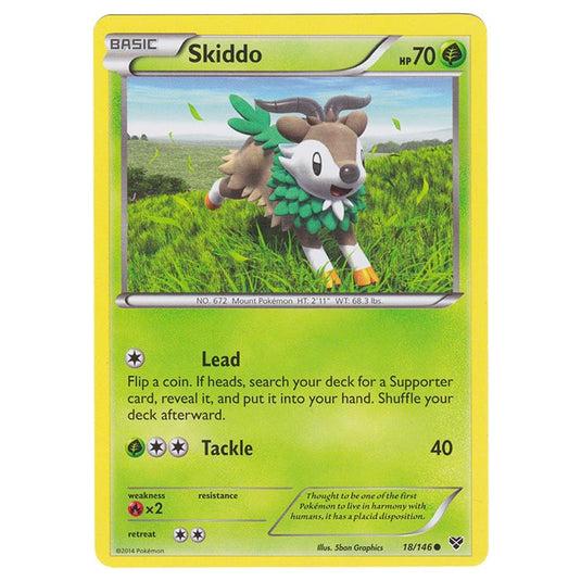 Pokemon - XY Base Set - Skiddo - 18/146