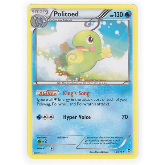 Pokemon - XY Furious Fists - Politoed - 18/111