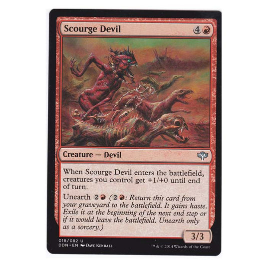 Magic the Gathering - Speed VS Cunning - Scourge Devil - 18/82