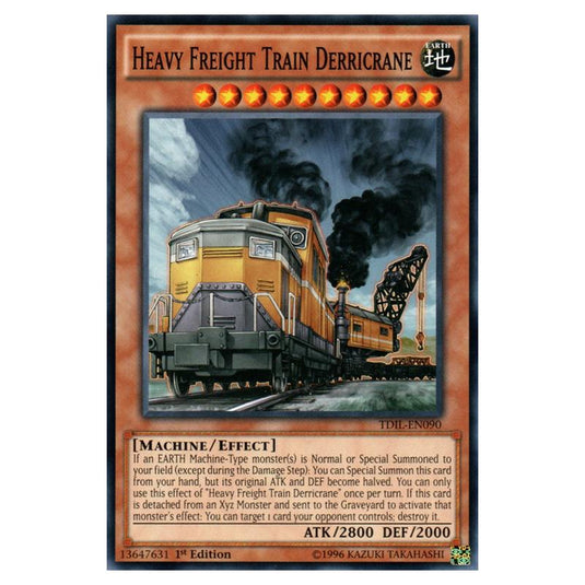 Yu-Gi-Oh! - The Dark Illusion - Heavy Freight Train Derricrane (Common) TDIL-EN090