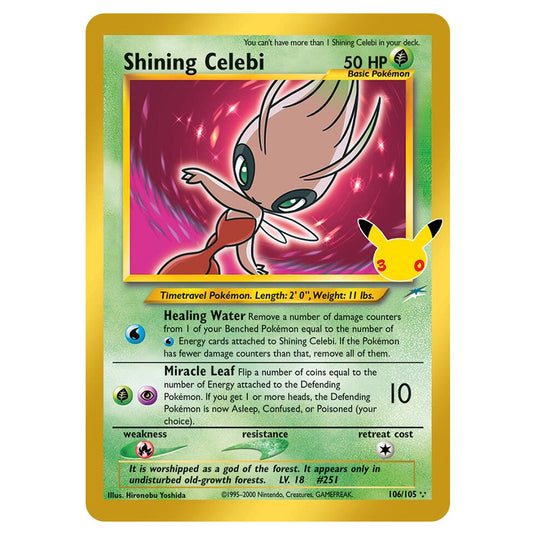 Pokemon - 30th Celebration - Shining Celebi - 106/105