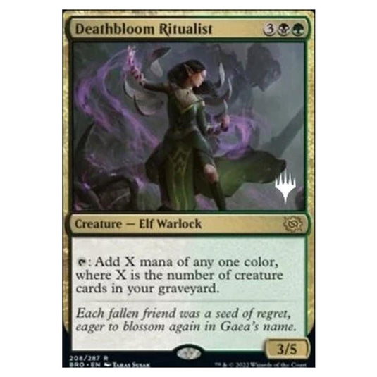 Magic The Gathering - The Brothers' War Promos - Deathbloom Ritualist - 208/287