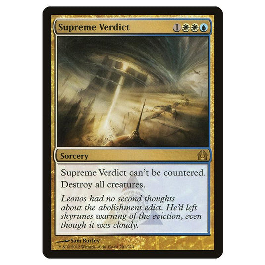 Magic The Gathering - Return To Ravnica - Supreme Verdict - 201/274 (Foil)