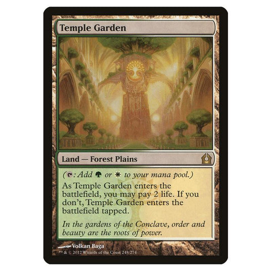 Magic The Gathering - Return To Ravnica - Temple Garden - 248/274