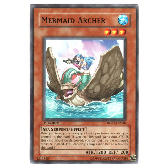 Yu-Gi-Oh! - Raging Battle - Mermaid Archer (Common) RGBT-EN036